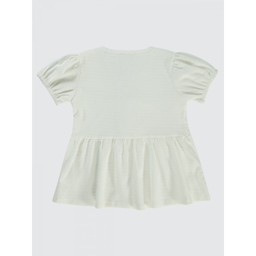 Ecru Girls-Shirt Ecru Girls-Shirt
