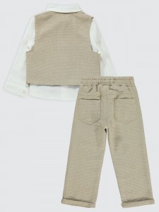 Beige Boys-Set