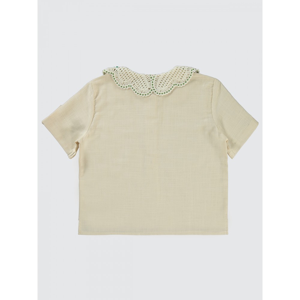 Ecru Girls-Shirt Ecru Girls-Shirt