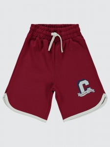 Burgundy Boys-Capri Pants