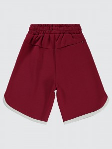 Burgundy Boys-Capri Pants