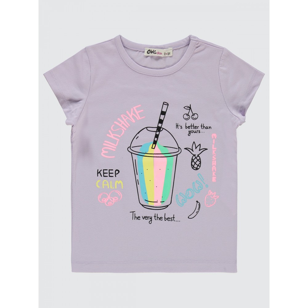Delicate Lavender Girls-T-Shirt Delicate Lavender Girls-T-Shirt