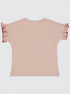 Light Powder Pink Girls-T-Shirt
