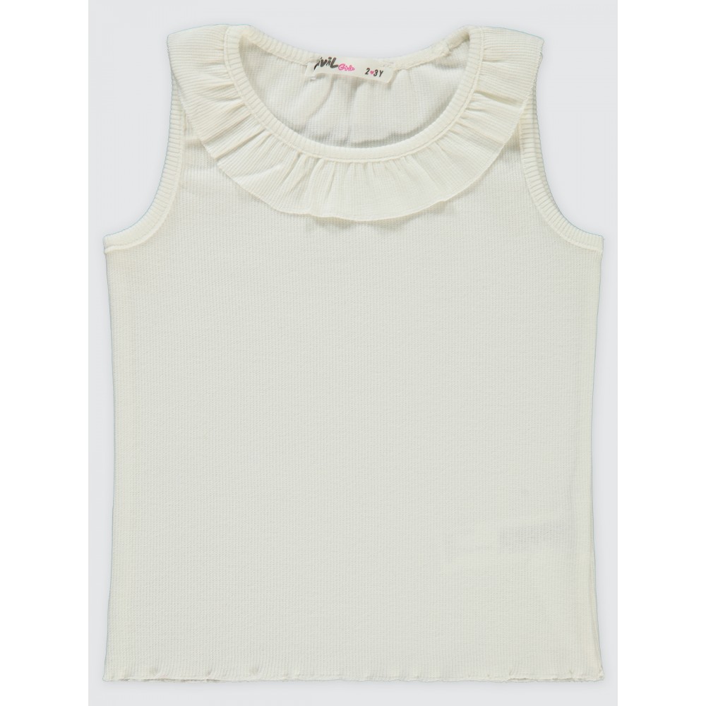 Ecru Girls-T-Shirt Ecru Girls-T-Shirt