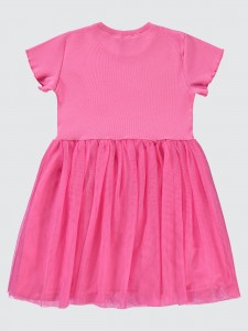 Fuchsia Girls-Dress and Overall